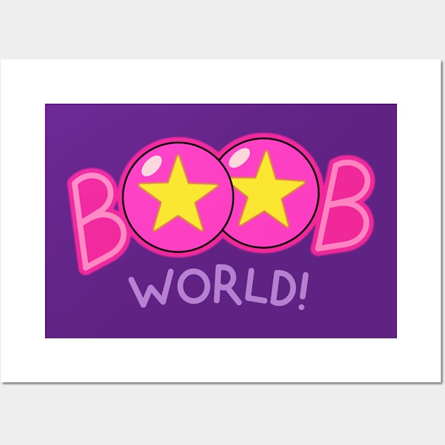 Boob World Wall Art by ElviraDraat